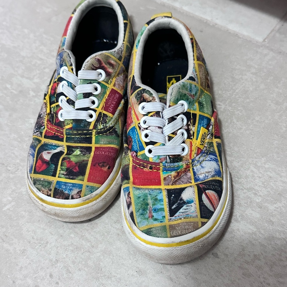 National Geographic VANS Multicolor Kids Sneakers